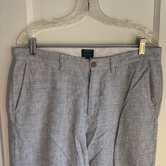 J Crew Sutton linen and cotton pants - Picture 3 of 4